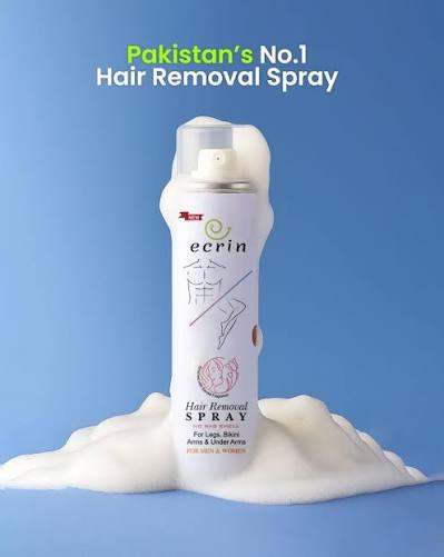 NEW Ecrin Hair Removal Foaming Spray - Advance Formula with Refreshing Fragrance (200ml) - Hair Removal Spray - Beauty